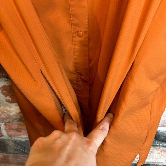 5 for $25🔥Columbia Texas Longhorn's Burnt Orange Button Front Shirt XL - Picture 5 of 10